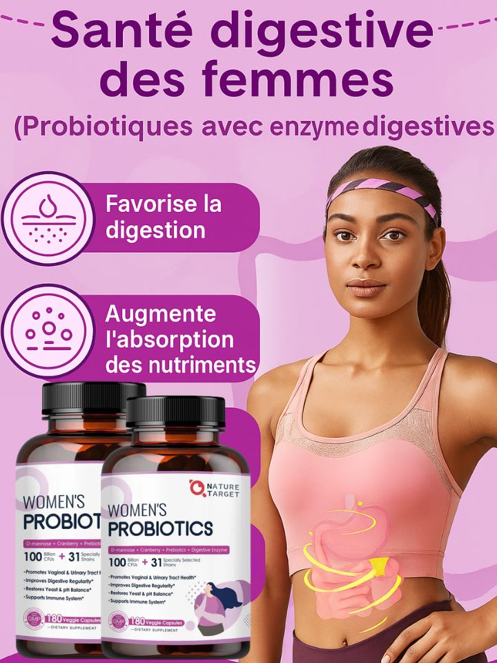 Probiotiques pour la santé intestinale des femmes