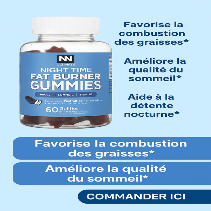 Gummies Brûleur de Graisses Nocturne